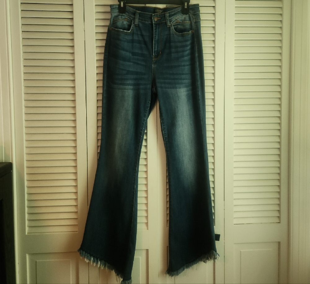 Women's Blue Flared Jeans